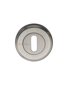 Satin Nickel Standard Key Escutcheon Round - V5000