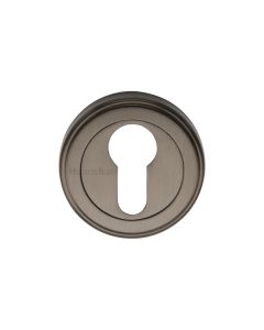 Matt Bronze Euro Profile Cylinder Escutcheon Round - V5020