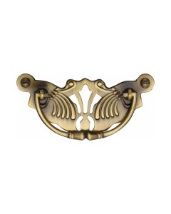 Heritage Brass Antique Brass Ornate Cabinet Drop Pull