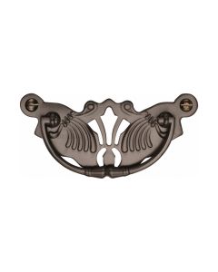 Heritage Brass Matt Bronze Ornate Cabinet Drop Pull
