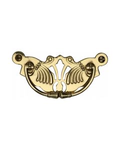 Heritage Brass Polished Brass Ornate Cabinet Drop Pull