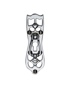 Heritage Brass Polished Chrome Ornate Cabinet Pull Drop