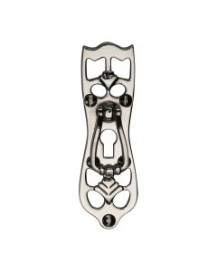 Heritage Brass Polished Nickel Finish Ornate Cabinet Pull Drop