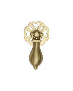 Heritage Brass Satin Brass Cabinet Drop Pull
