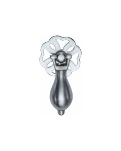 Heritage Brass Satin Chrome Cabinet Drop Pull