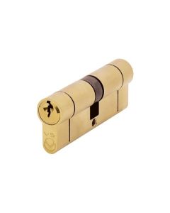 Satin Brass 60mm Euro Double Cylinder 30/30 - V5EP60DSB