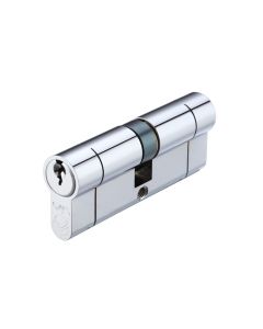 Polished Chrome 60mm Euro Double Cylinder 30/30 - V5EP60DPC