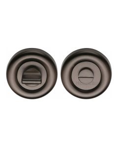 Matt Bronze Round Bathroom Turn & Release - V6720