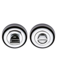 Polished Chrome Round Bathroom Turn & Release - V6720