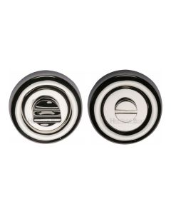 Polished Nickel Finish Round Bathroom Turn & Release - V6720