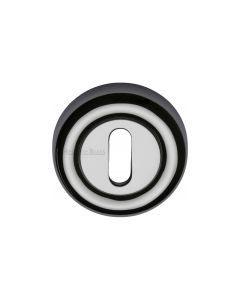 Polished Chrome Standard Key Escutcheon Round - V6722