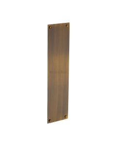 Heritage Brass Antique Brass Flat Fingerplate 305mm