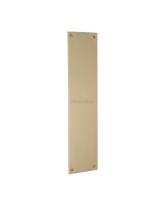 Heritage Brass Polished Brass Flat Fingerplate 305mm