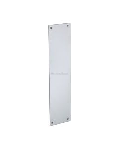Heritage Brass Polished Chrome Flat Fingerplate 305mm