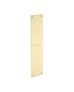 Heritage Brass Satin Brass Flat Fingerplate 305mm