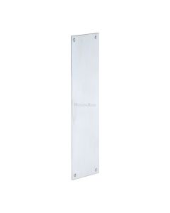 Heritage Brass Satin Chrome Flat Fingerplate 305mm