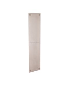 Heritage Brass Satin Nickel Flat Fingerplate 305mm