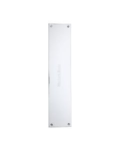 Heritage Brass Polished Chrome Flat Fingerplate 350mm