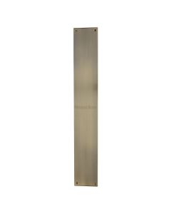 Heritage Brass Antique Brass Flat Fingerplate 500mm