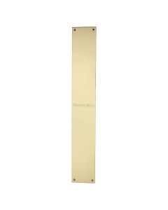 Heritage Brass Polished Brass Flat Fingerplate 500mm
