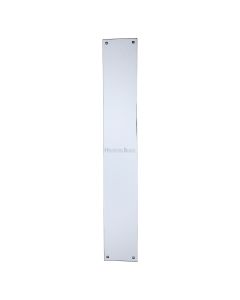 Heritage Brass Polished Chrome Flat Fingerplate 500mm