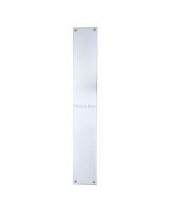 Heritage Brass Satin Chrome Flat Fingerplate 500mm