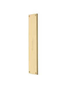 Heritage Brass Satin Brass Fingerplate - V741 8mm