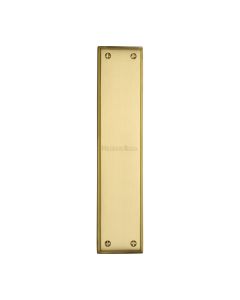 Heritage Brass Satin Brass Brass Fingerplate