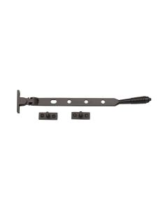 Heritage Brass Matt Bronze Casement Reeded Window Stay - 254mm
