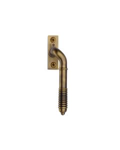 Heritage Brass Antique Brass Lockable Reeded Espagnolette Right Handed