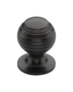 Heritage Brass Matt Bronze Beehive Cabinet Knob 32mm