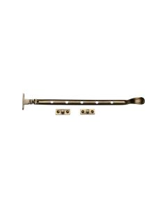 Heritage Brass Antique Brass Casement Spoon Pattern Window Stay  - 305mm