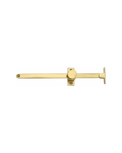 Heritage Brass Polished Brass Sliding Casement Stay - 254mm