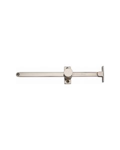 Heritage Brass Polished Nickel Finish Sliding Casement Stay - 254mm