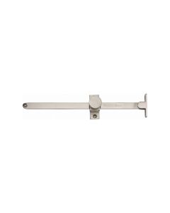 Heritage Brass Satin Nickel Sliding Casement Stay - 254mm