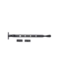 Heritage Brass Matt Black Casement Ball Design Window Stay - 254mm