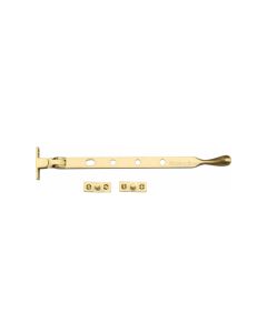 Heritage Brass Satin Brass Casement Ball Design Window Stay - 254mm