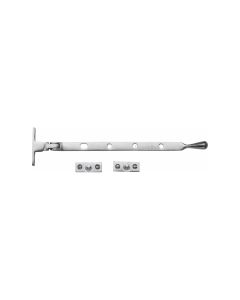 Heritage Brass Satin Chrome Casement Ball Design Window Stay - 254mm