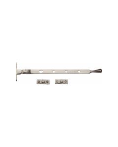 Heritage Brass Satin Nickel Casement Ball Design Window Stay - 254mm