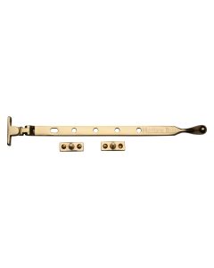 Heritage Brass Polished Brass Casement Ball Design Window Stay - 305mm