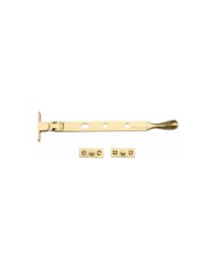 Heritage Brass Satin Brass Casement Ball Design Window Stay - 203mm