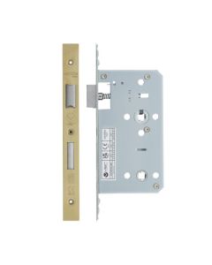 PVD Satin Brass DIN Bathroom Lock | VDL7860-PVDSB