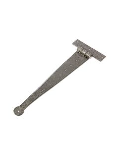 Frelan 370x132x4mm T hinge Patina pewter finish