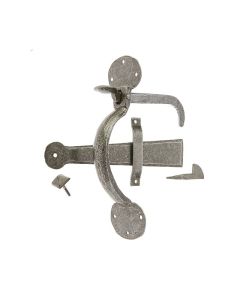 Frelan 200x30x7mm Suffolk latch Patina pewter finish