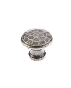 Frelan 25mm Hammered Cabinet knob Patina pewter finish