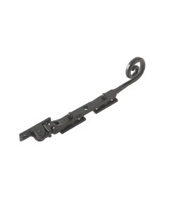 Frelan 203x15x6mm Curly tail casement stay Black finish