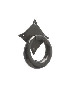 Frelan 165x114mm Ring door knocker Black finish