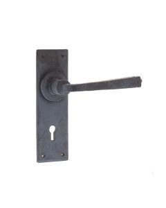Frelan Valley Forge lever lock set Black Finish