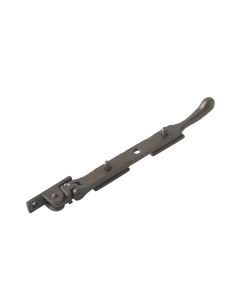 203x15x6mm Frelan Bulb end casement stay Black finish