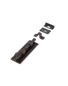 Frelan 152mm Shepherds crook straight bolt Black finish